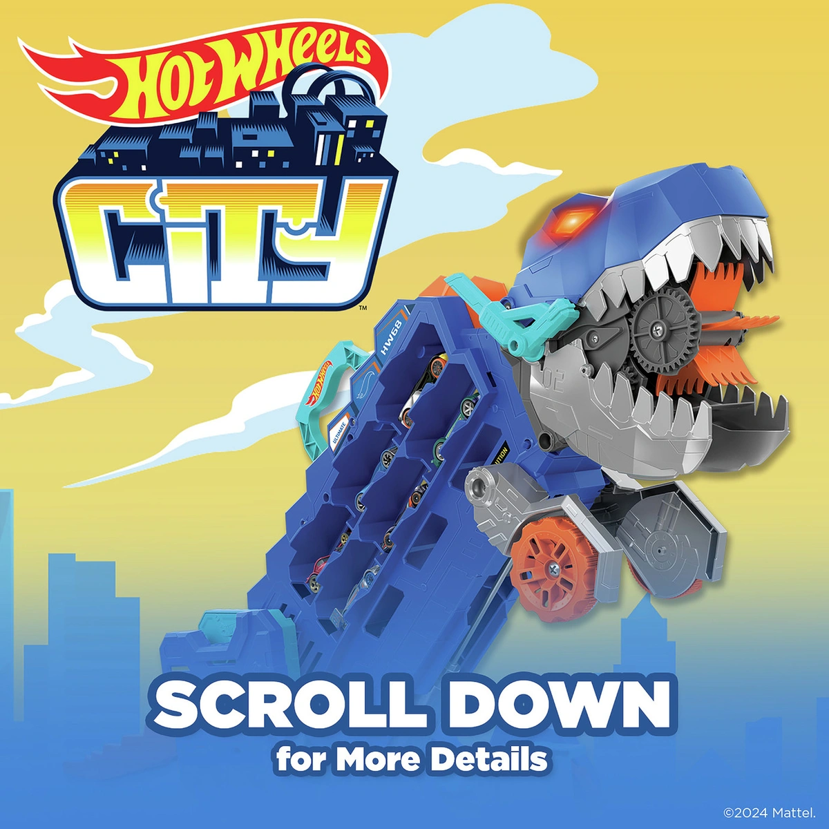 Hot Wheels City Ultimate Toy Car Transporter Truck Playset