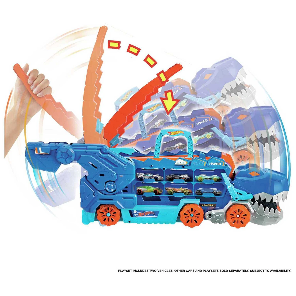 Hot Wheels City Ultimate Toy Car Transporter Truck Playset
