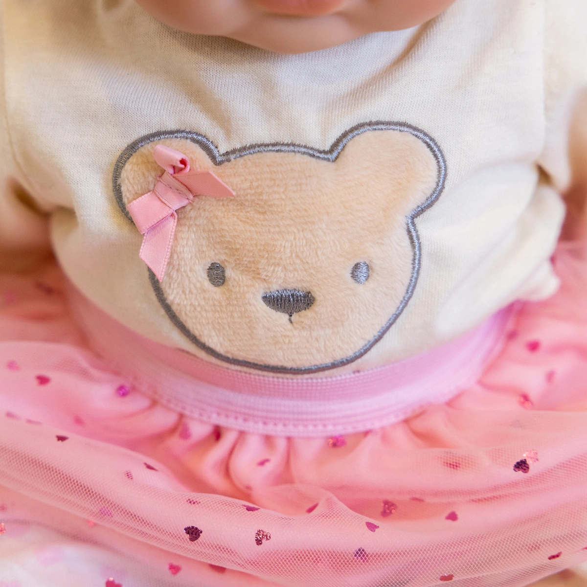 Tiny Treasures Baby Doll Teddy Bumper Outfit Set