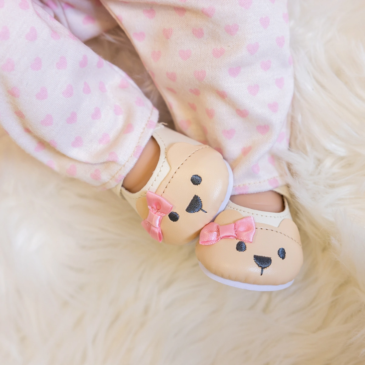 Tiny Treasures Baby Doll Teddy Bumper Outfit Set