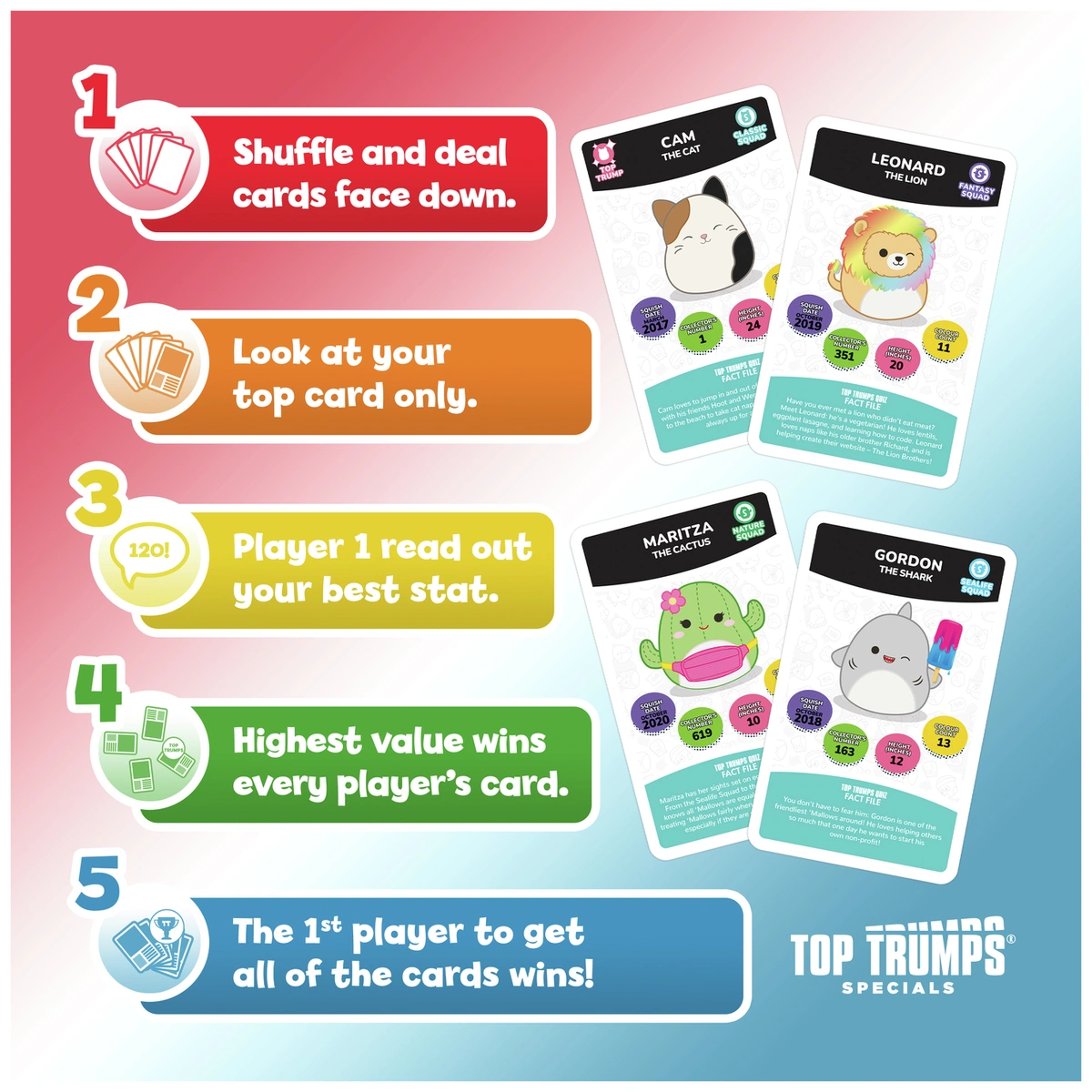 Squishmallows Top Trumps Card Game