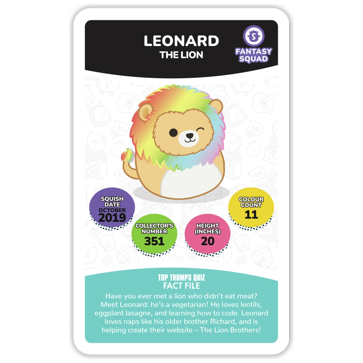 Squishmallows Top Trumps Card Game