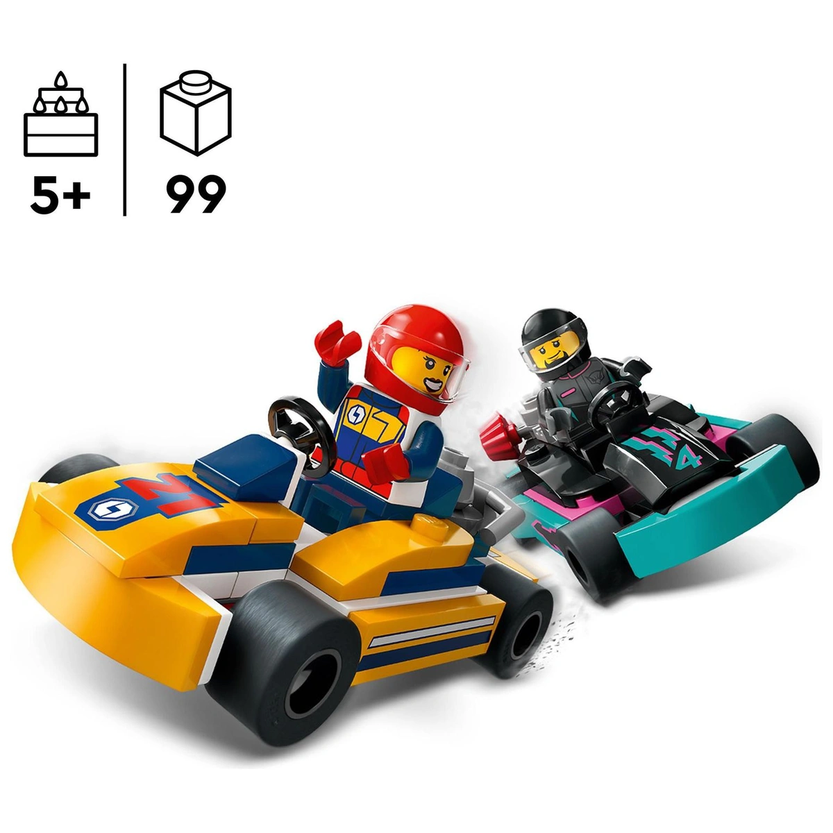LEGO City Go-Karts and Race Drivers Vehicle Toys Set 60400
