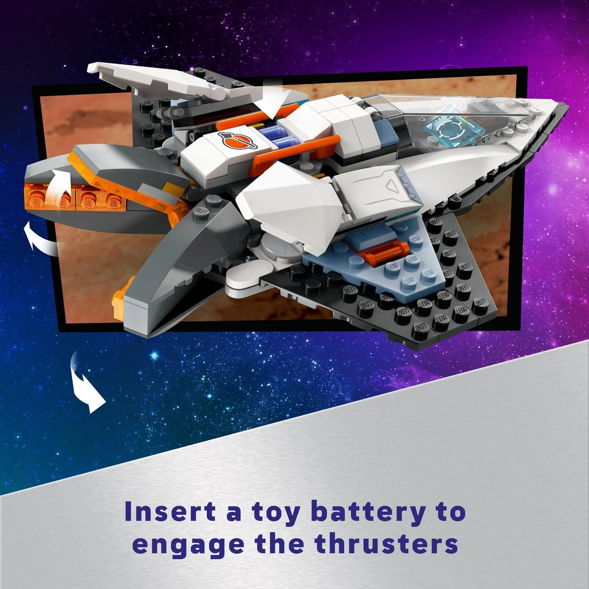 LEGO City Interstellar Spaceship Outer Space Toy Set 60430