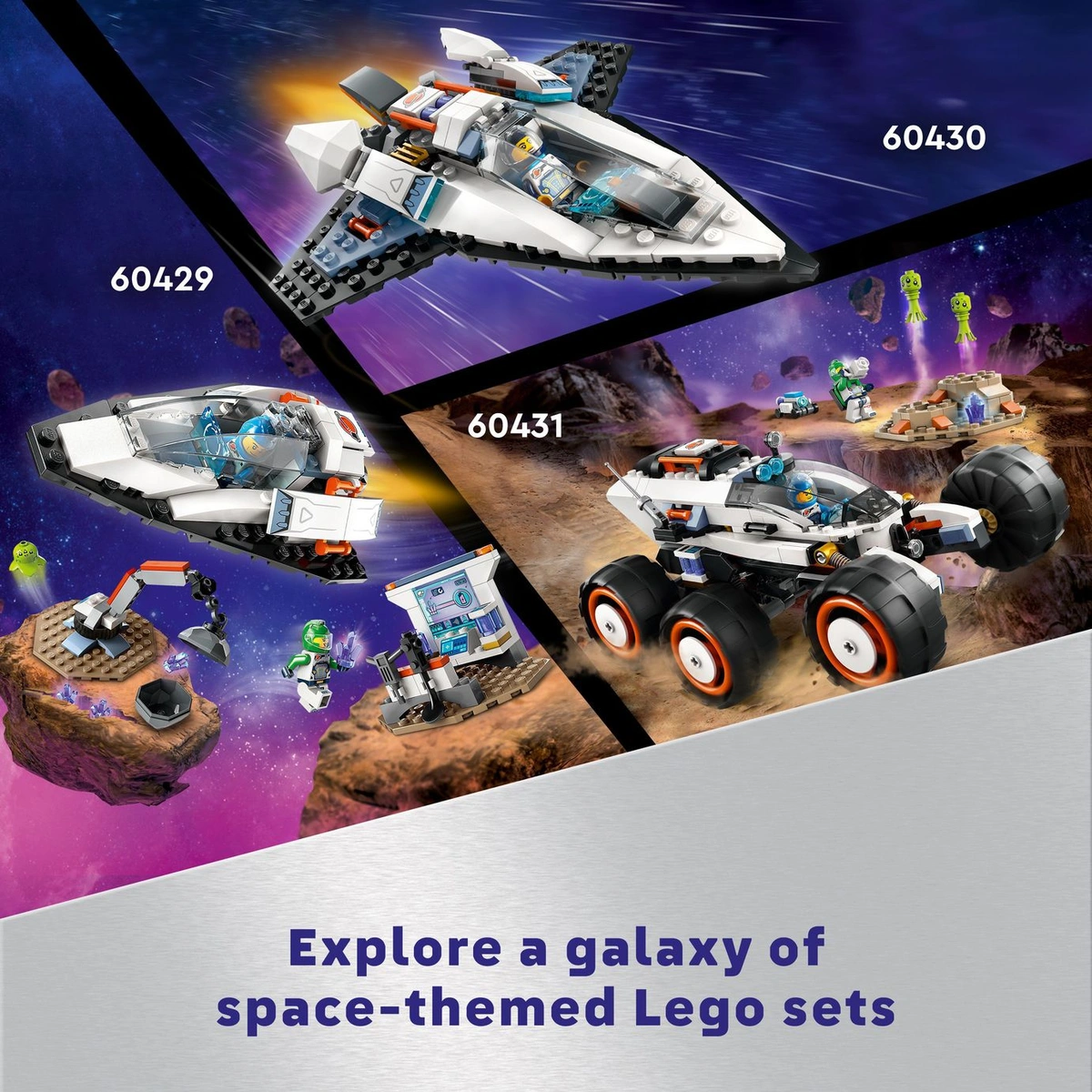 LEGO City Interstellar Spaceship Outer Space Toy Set 60430