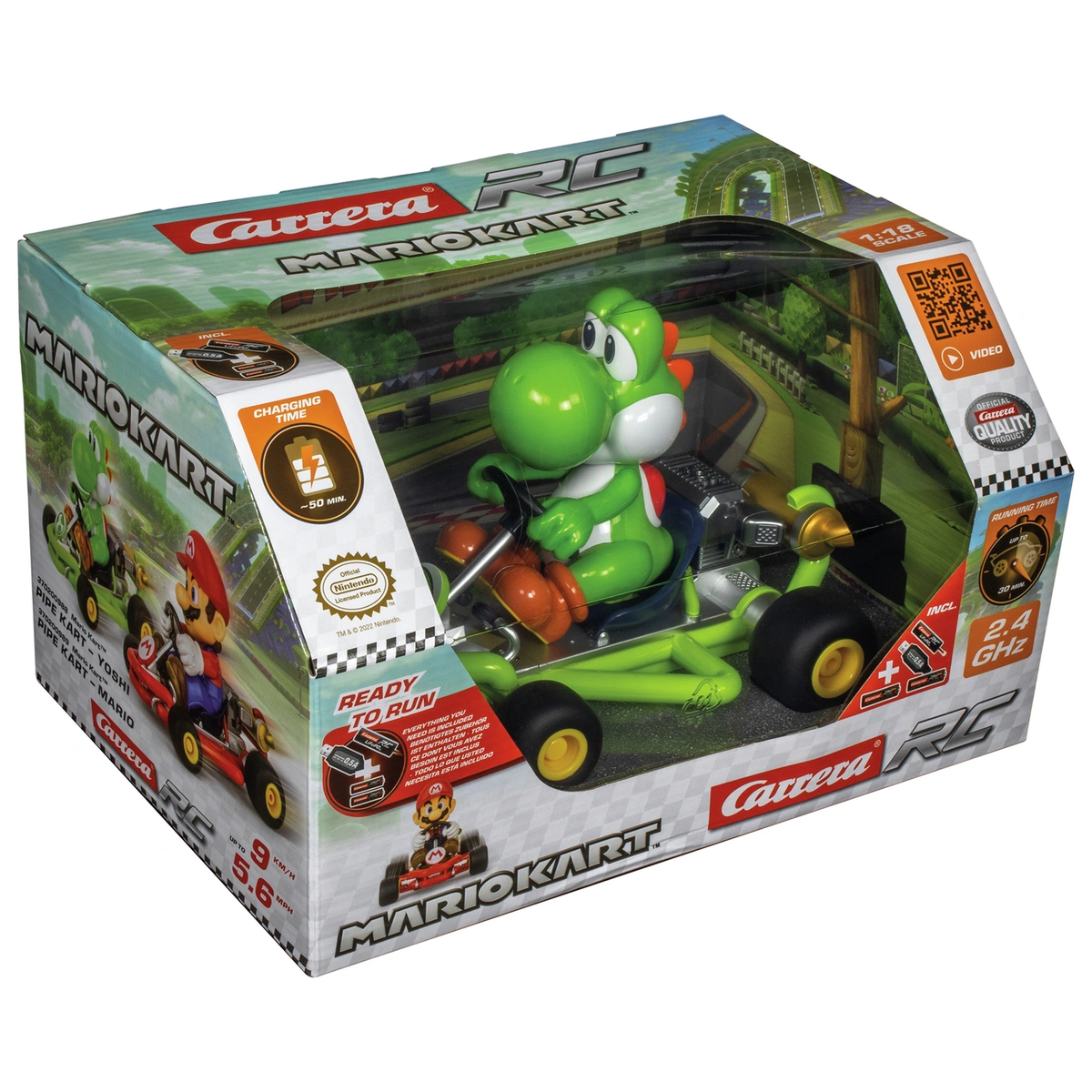 Carrera Yoshi 1:18 RC Pipe Kart