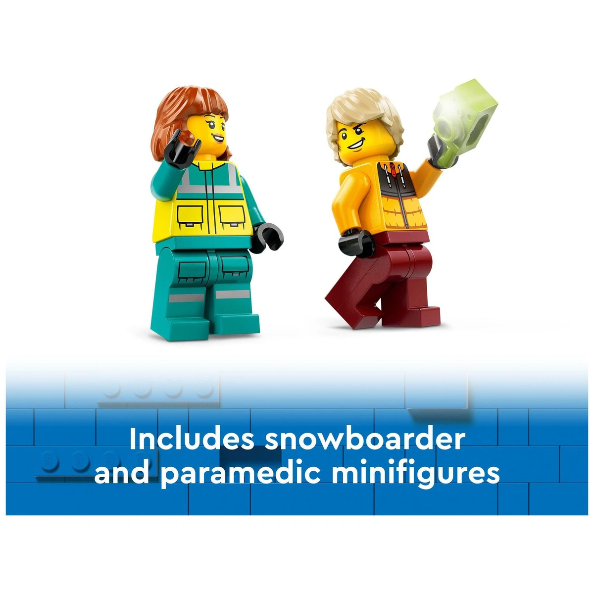 LEGO City Emergency Ambulance and Snowboarder Toys 60403