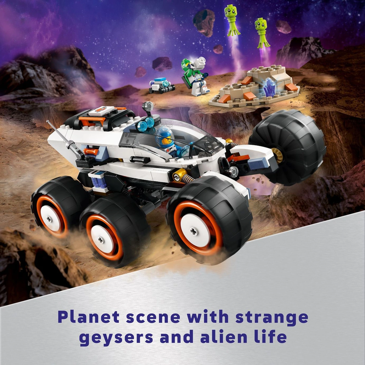 LEGO City Space Explorer Rover and Alien Life Toy Set 60431
