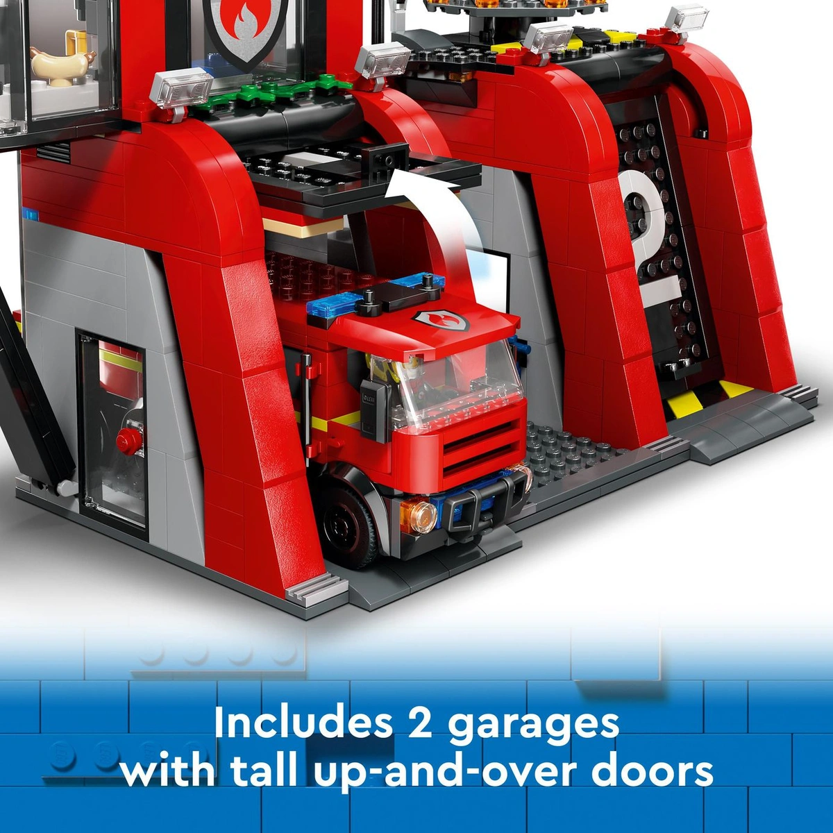 LEGO City Fire Station with Fire Engine Toy Playset 60414