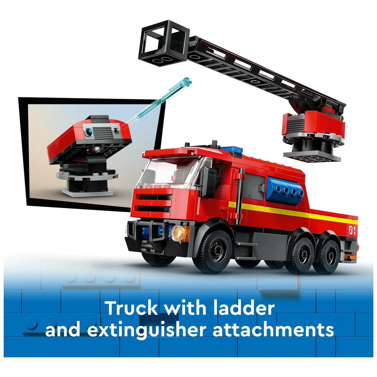 LEGO City Fire Station with Fire Engine Toy Playset 60414