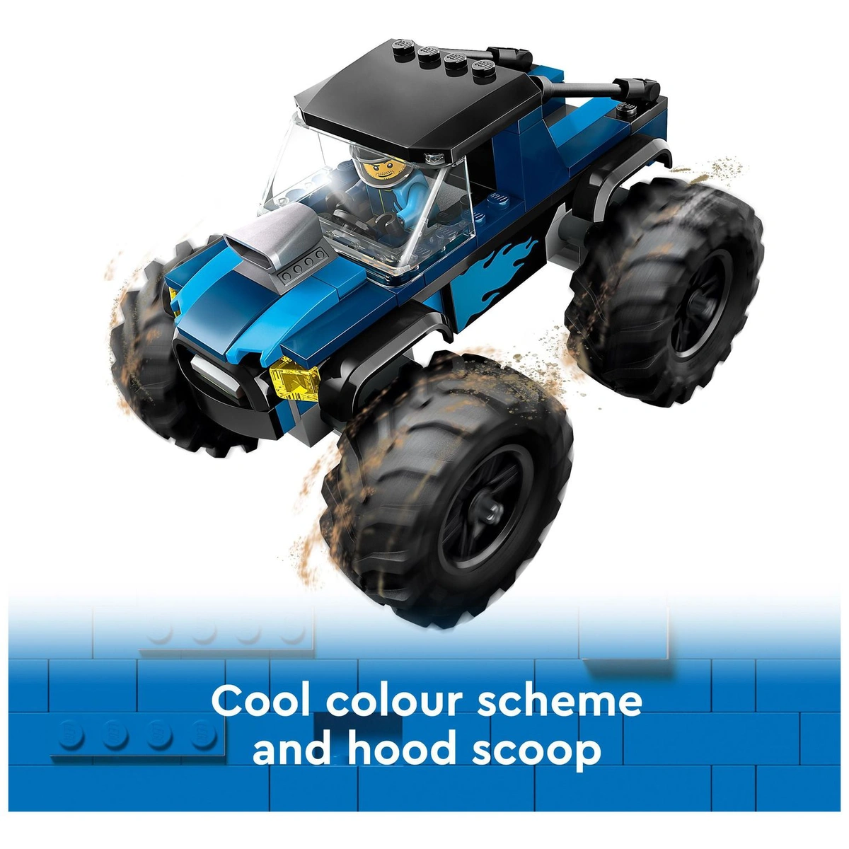 LEGO City Blue Monster Truck Toy Vehicle Playset 60402