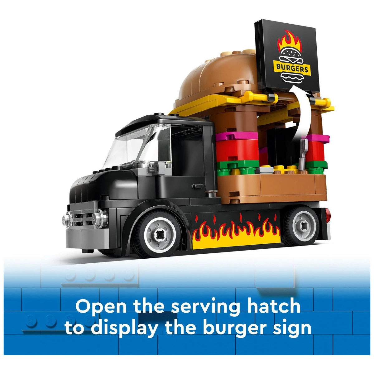 LEGO City Burger Van Food Truck Vehicle Toy Set 60404