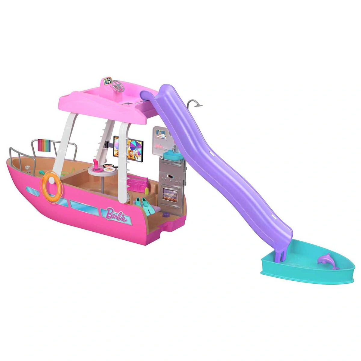 Barbie Dream Boat Playset with Pool, Slide & Accessories