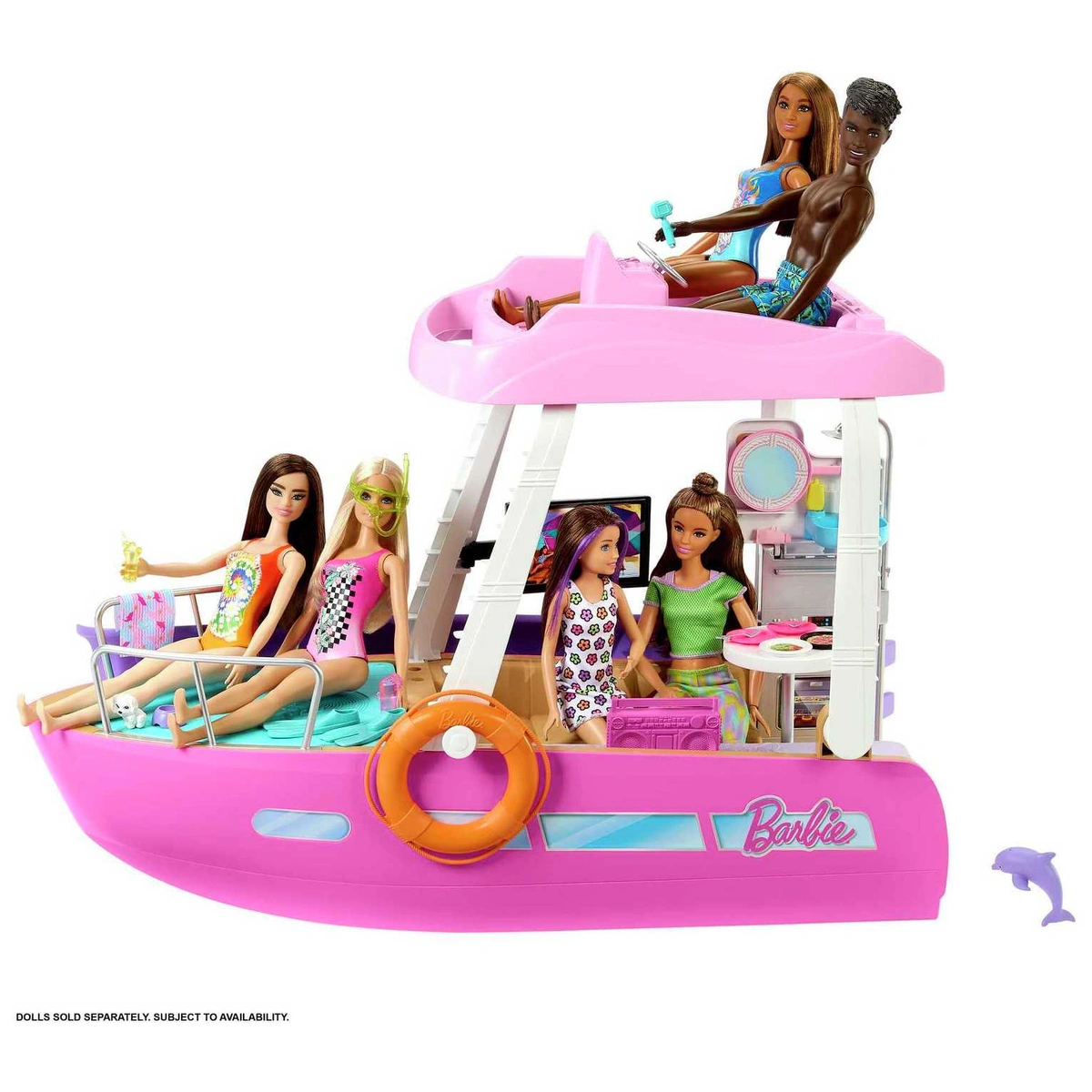 Barbie Dream Boat Playset with Pool, Slide & Accessories