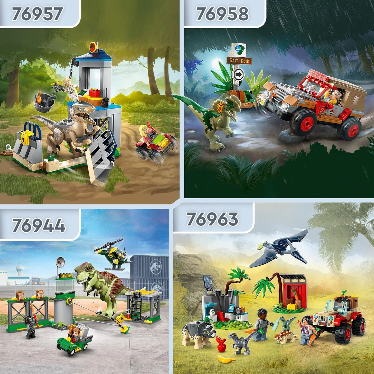 LEGO Jurassic World Baby Dinosaur Rescue Centre Toy 76963