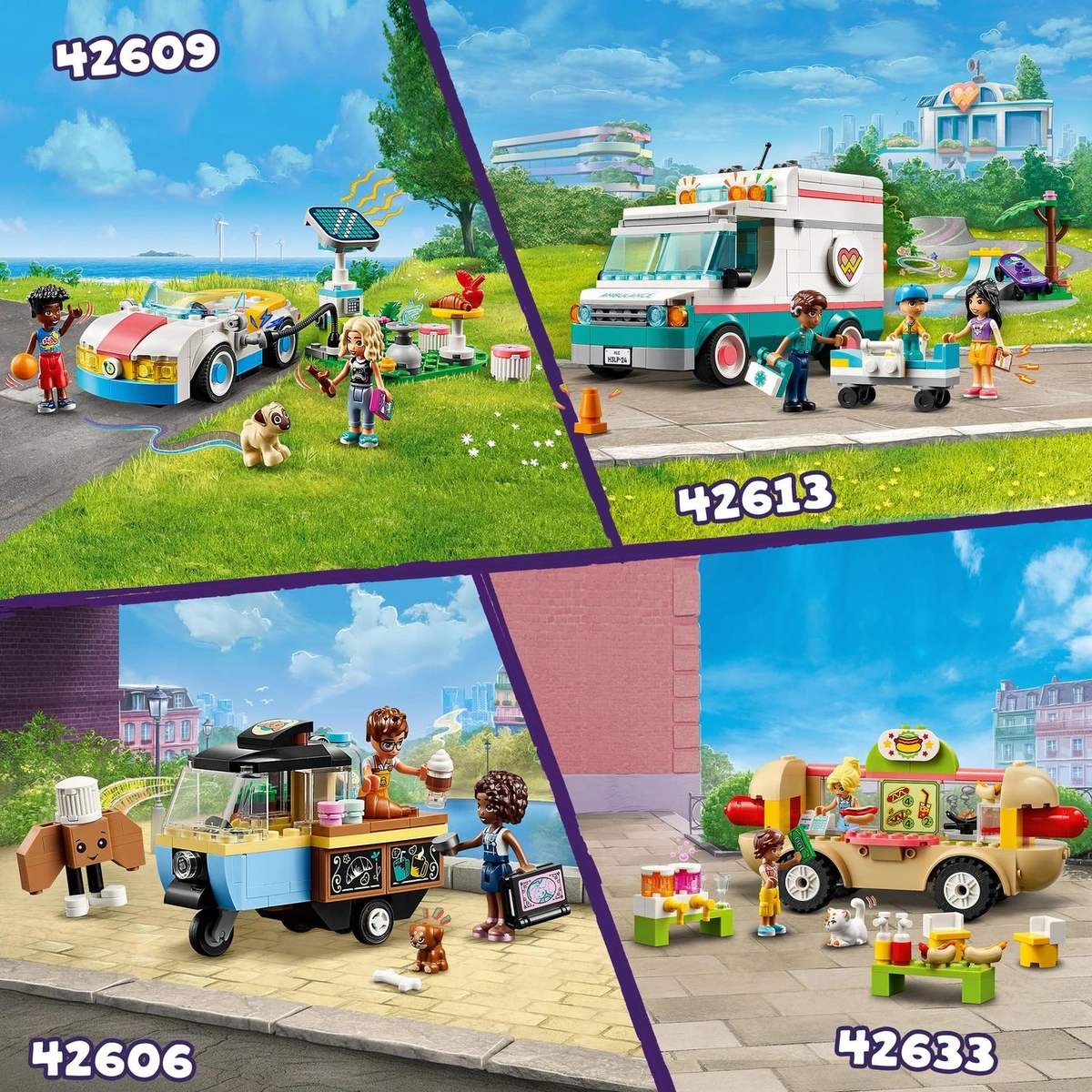 LEGO Friends Mobile Bakery Food Cart Toy Vehicle Set 42606