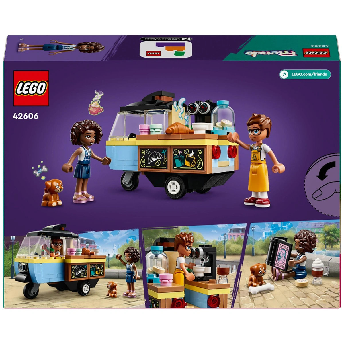 LEGO Friends Mobile Bakery Food Cart Toy Vehicle Set 42606