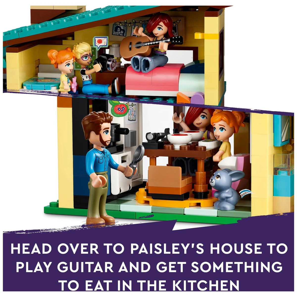 LEGO Friends Olly and Paisley's Family Houses Toy Set 42620