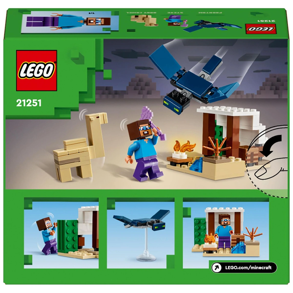 LEGO Minecraft Steve's Desert Expedition Building Toys 21251