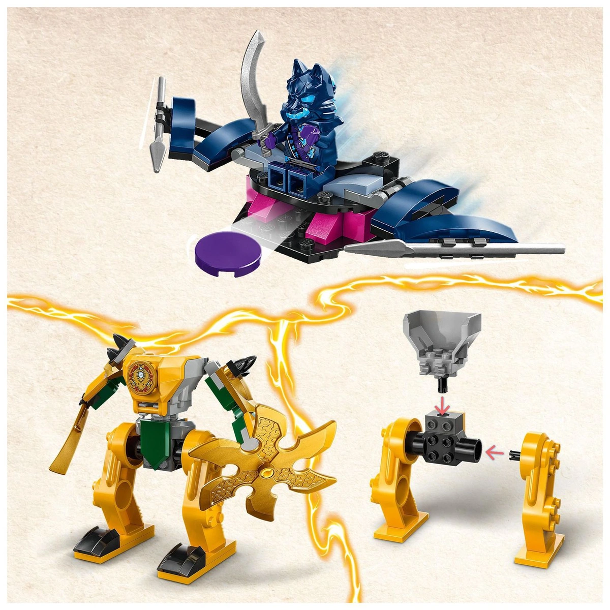 LEGO NINJAGO Arin's Battle Mech Action Figure Toy Set 71804