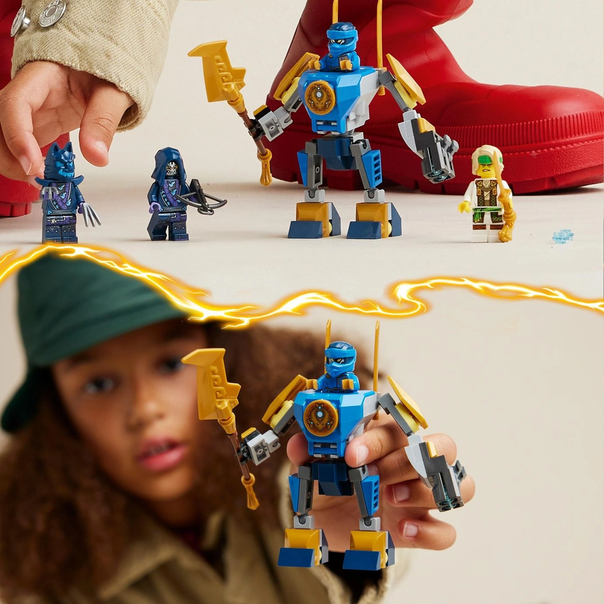 LEGO NINJAGO Jay's Mech Battle Pack Action Figure Toy 71805