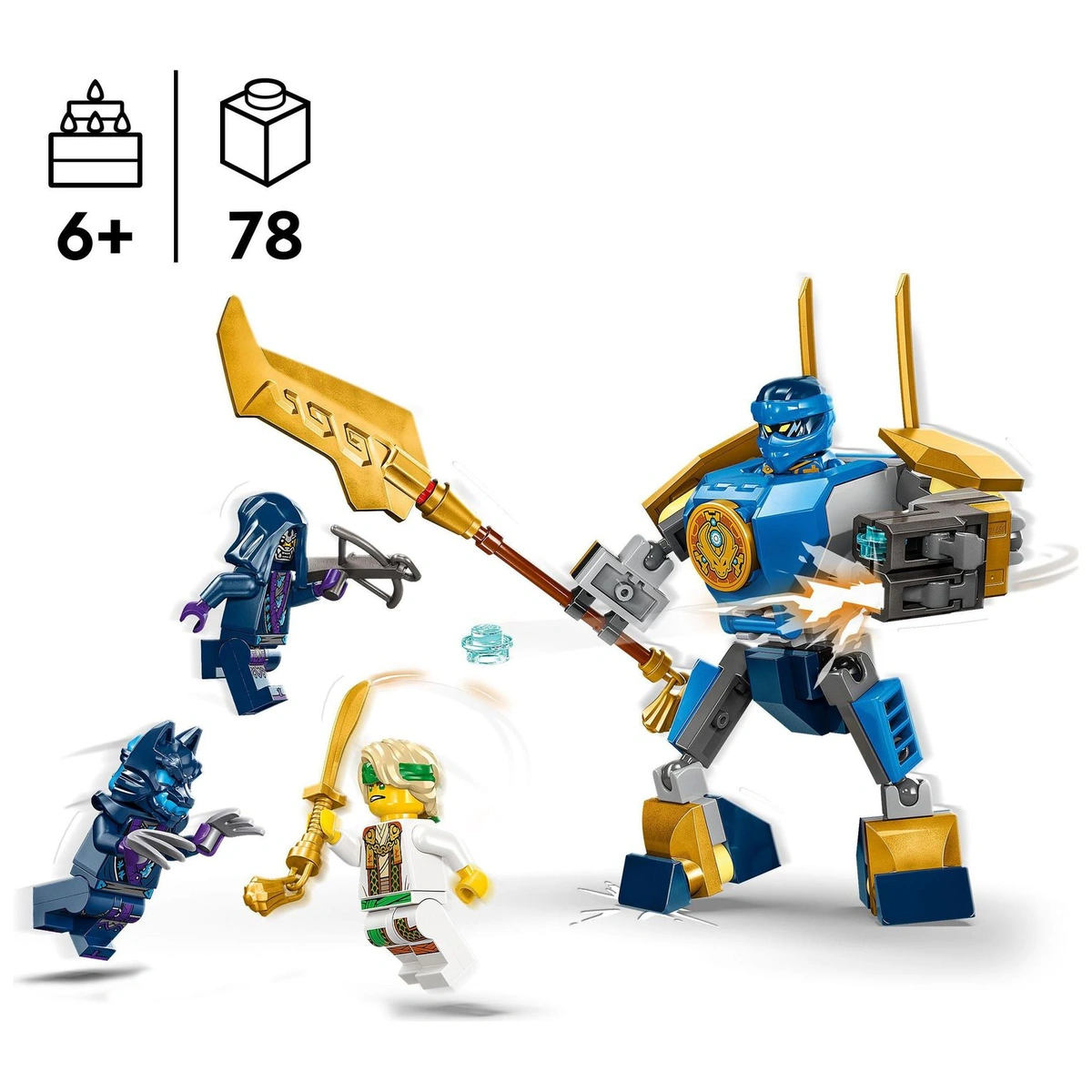 LEGO NINJAGO Jay's Mech Battle Pack Action Figure Toy 71805