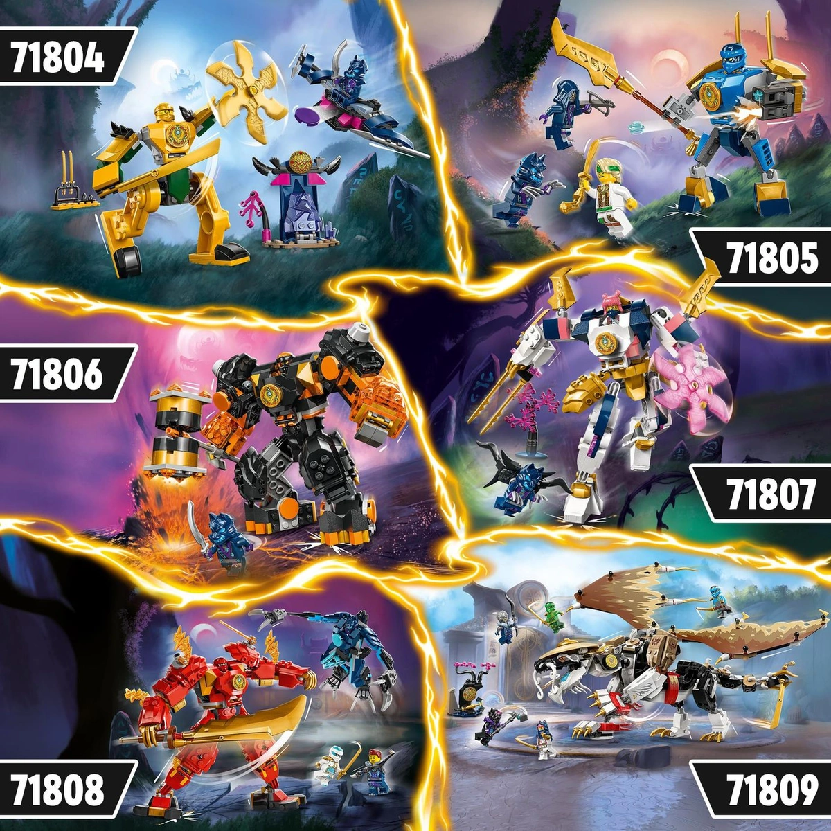 LEGO NINJAGO Jay's Mech Battle Pack Action Figure Toy 71805