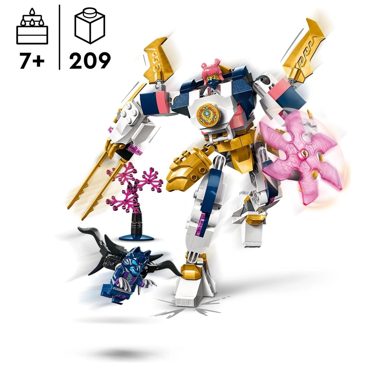 LEGO NINJAGO Sora's Elemental Tech Mech Action Figure 71807