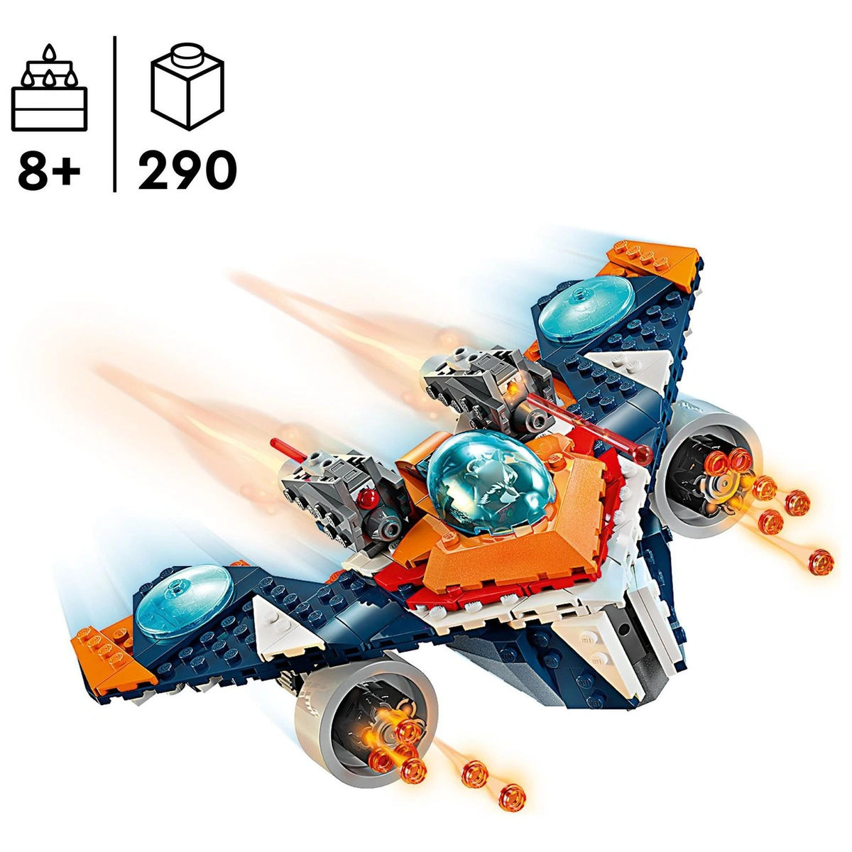 LEGO Marvel Rocket's Warbird vs Ronan Building Toy 76278