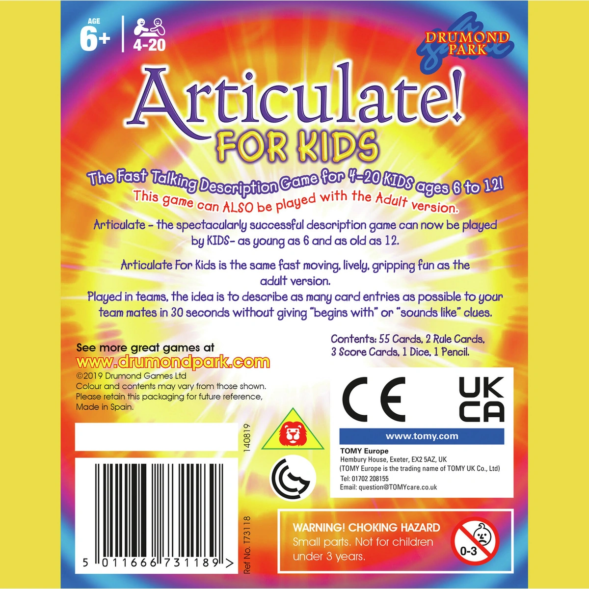 Drumond Park Articulate for Kids Mini Game