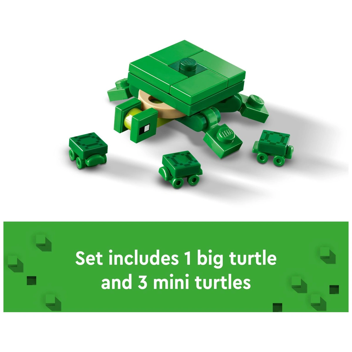 LEGO Minecraft The Turtle Beach House with Animal Toys 21254