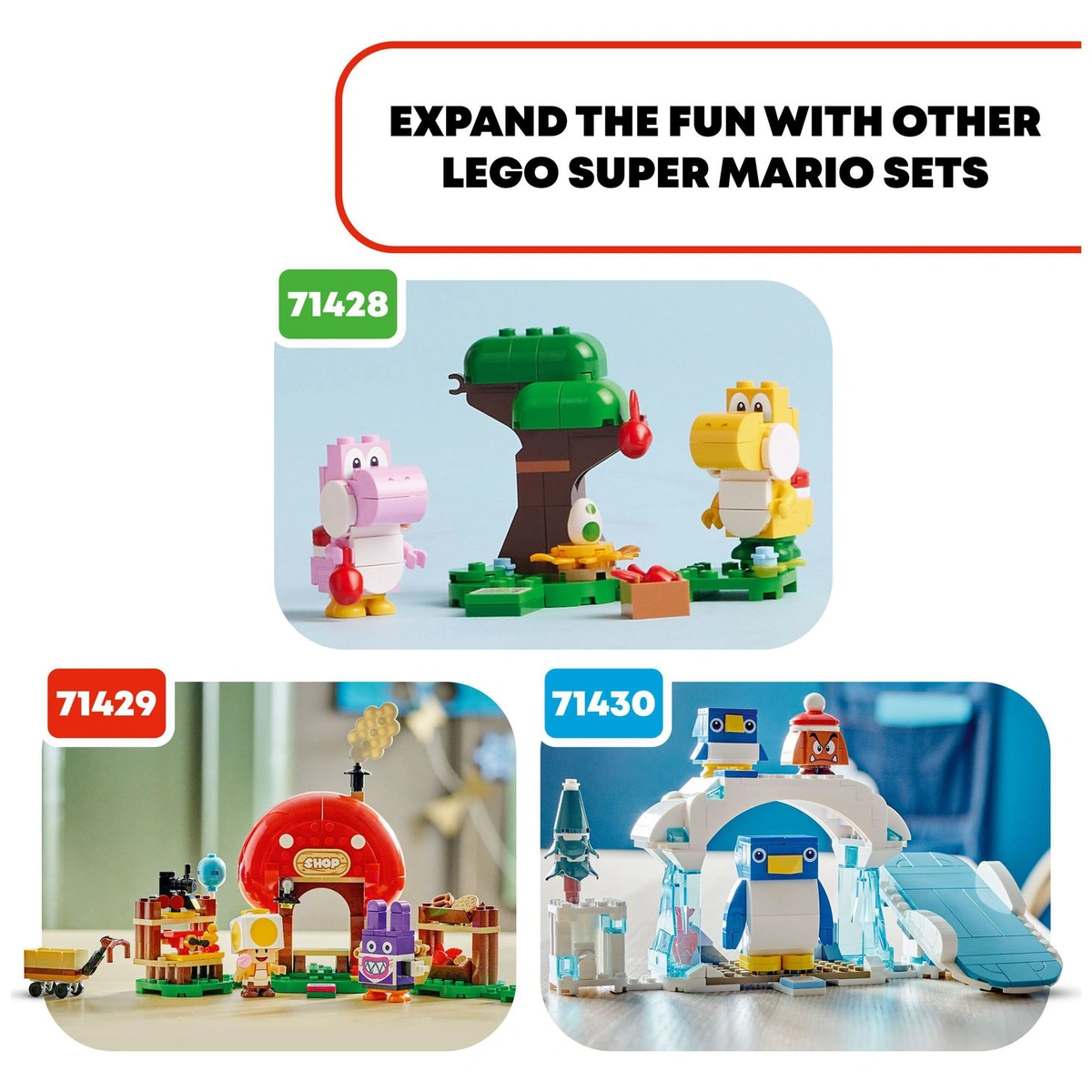 LEGO Super Mario Bowser's Muscle Car Expansion Set Toy 71431