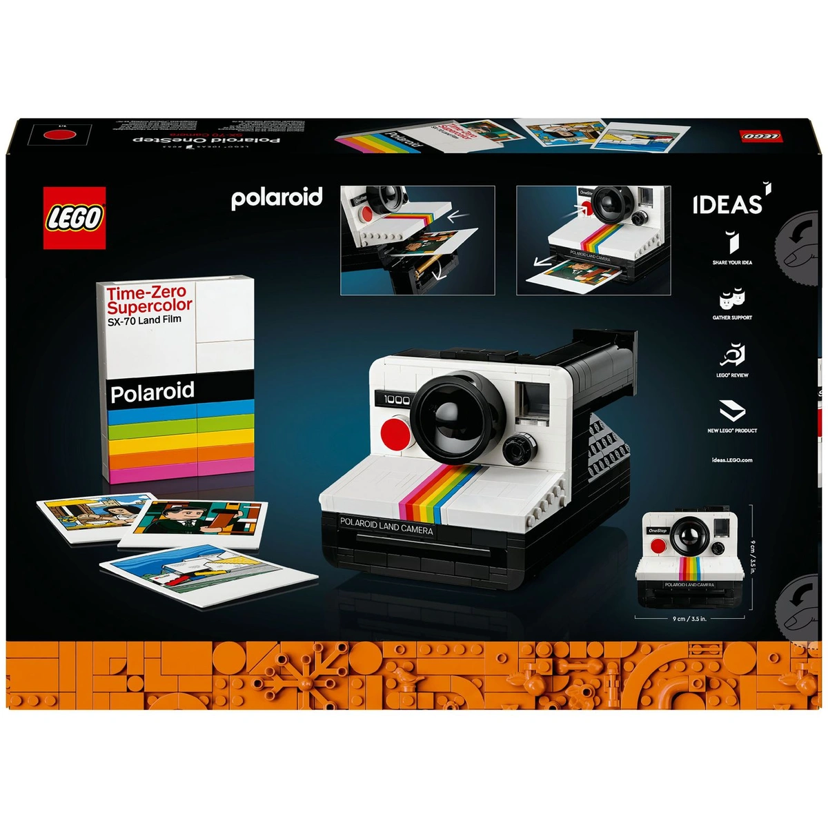 LEGO Ideas Polaroid OneStep SX-70 Camera Set 21345