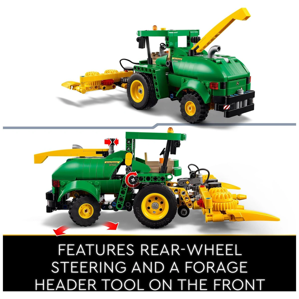 LEGO Technic John Deere 9700 Forage Harvester Farm Toy 42168