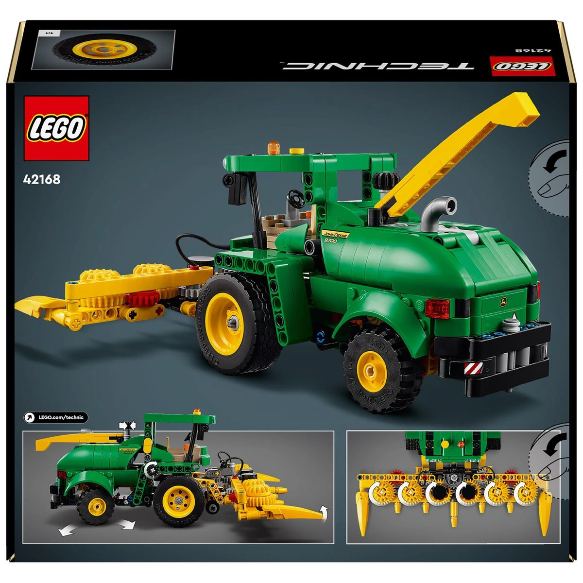 LEGO Technic John Deere 9700 Forage Harvester Farm Toy 42168