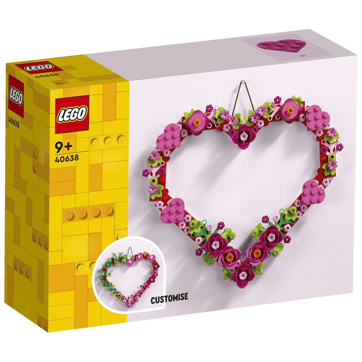 LEGO Valentines Heart Ornament 40638