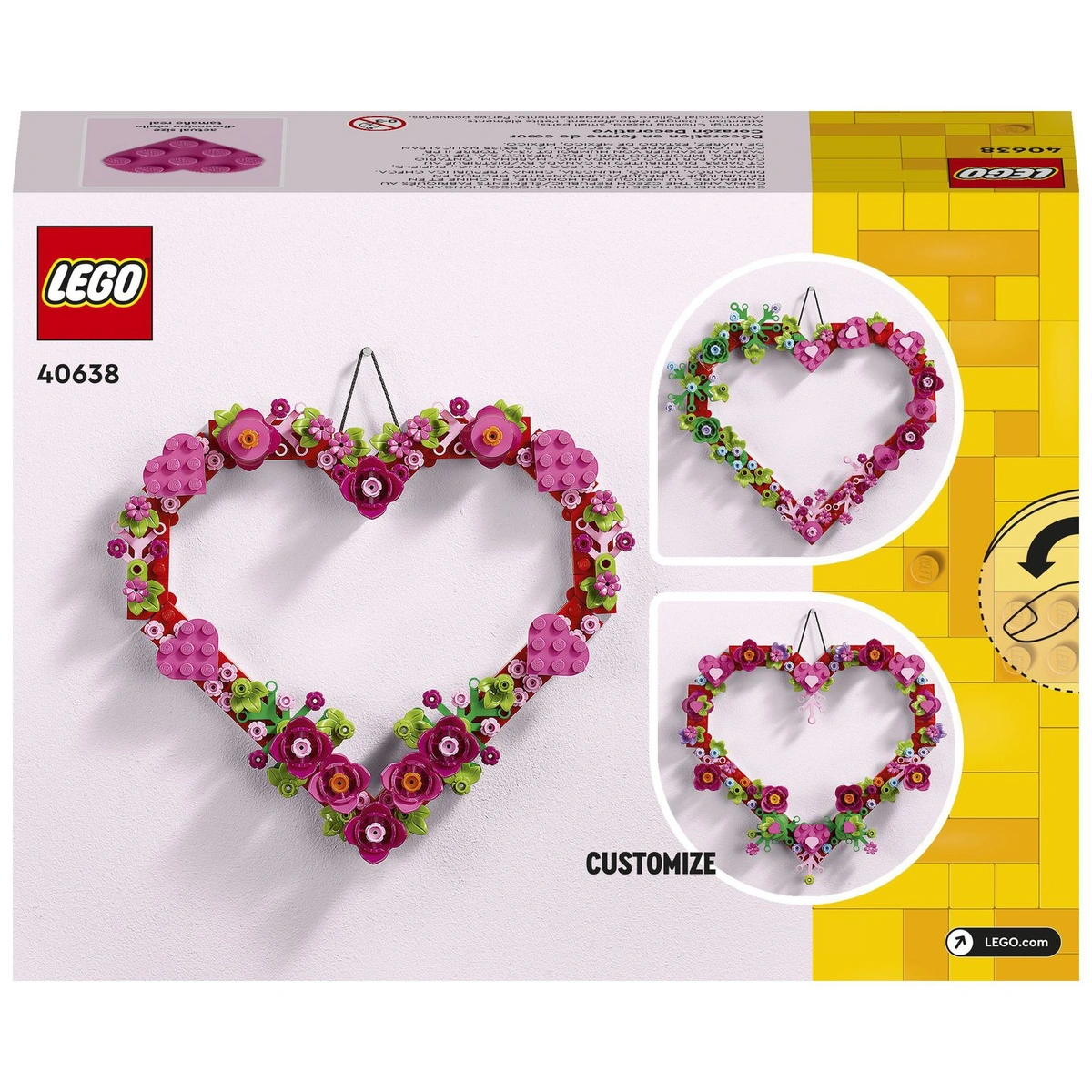 LEGO Valentines Heart Ornament 40638
