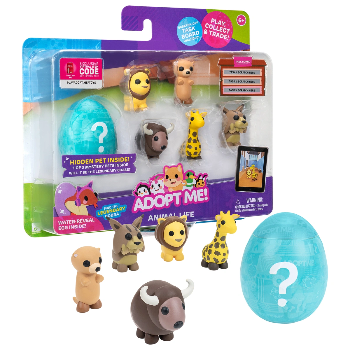 Adopt Me! 2-inch Pets Multipack Animal Life - Hidden Pet