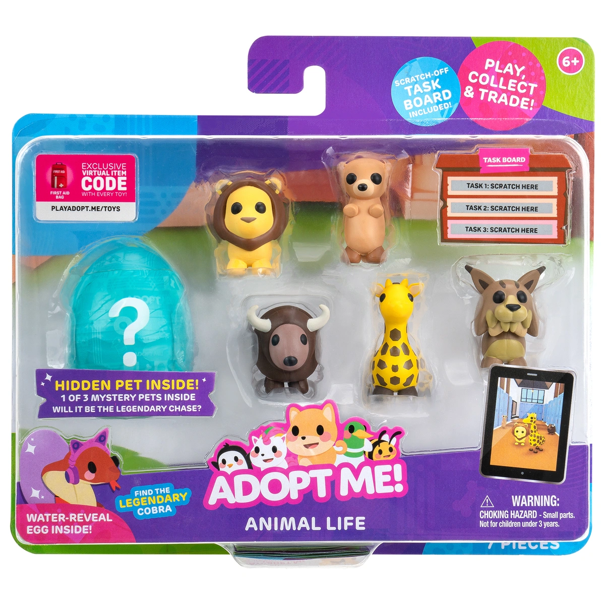 Adopt Me! 2-inch Pets Multipack Animal Life - Hidden Pet