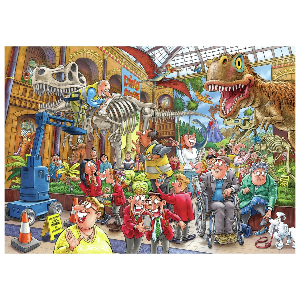 Wasgij Myster 24 Blight At The Museum 1000 Piece Puzzle