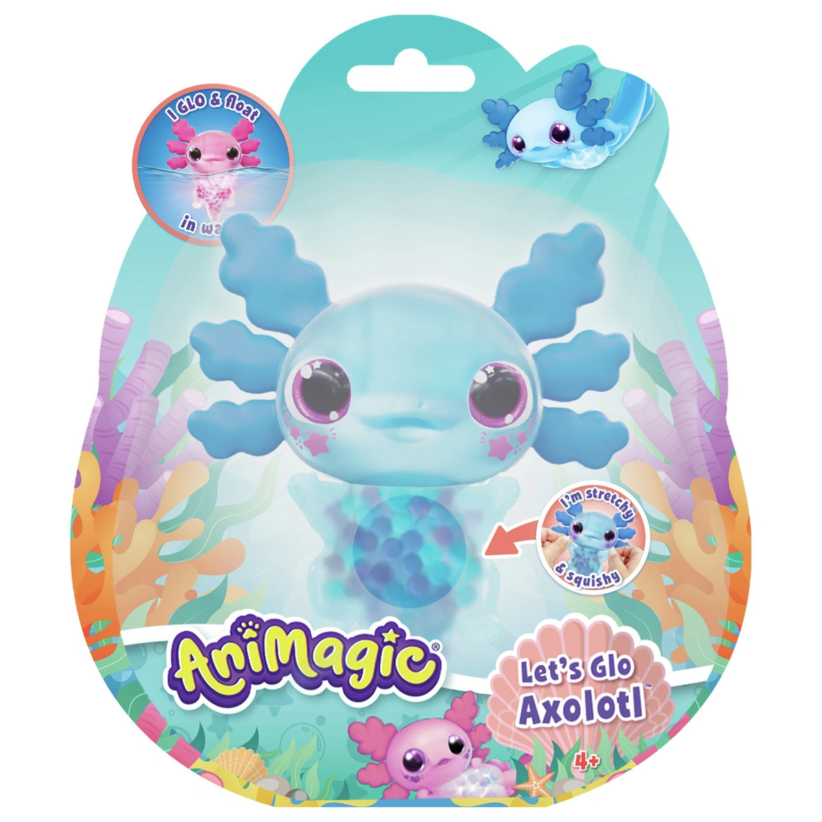 Animagic Axolotl Blue