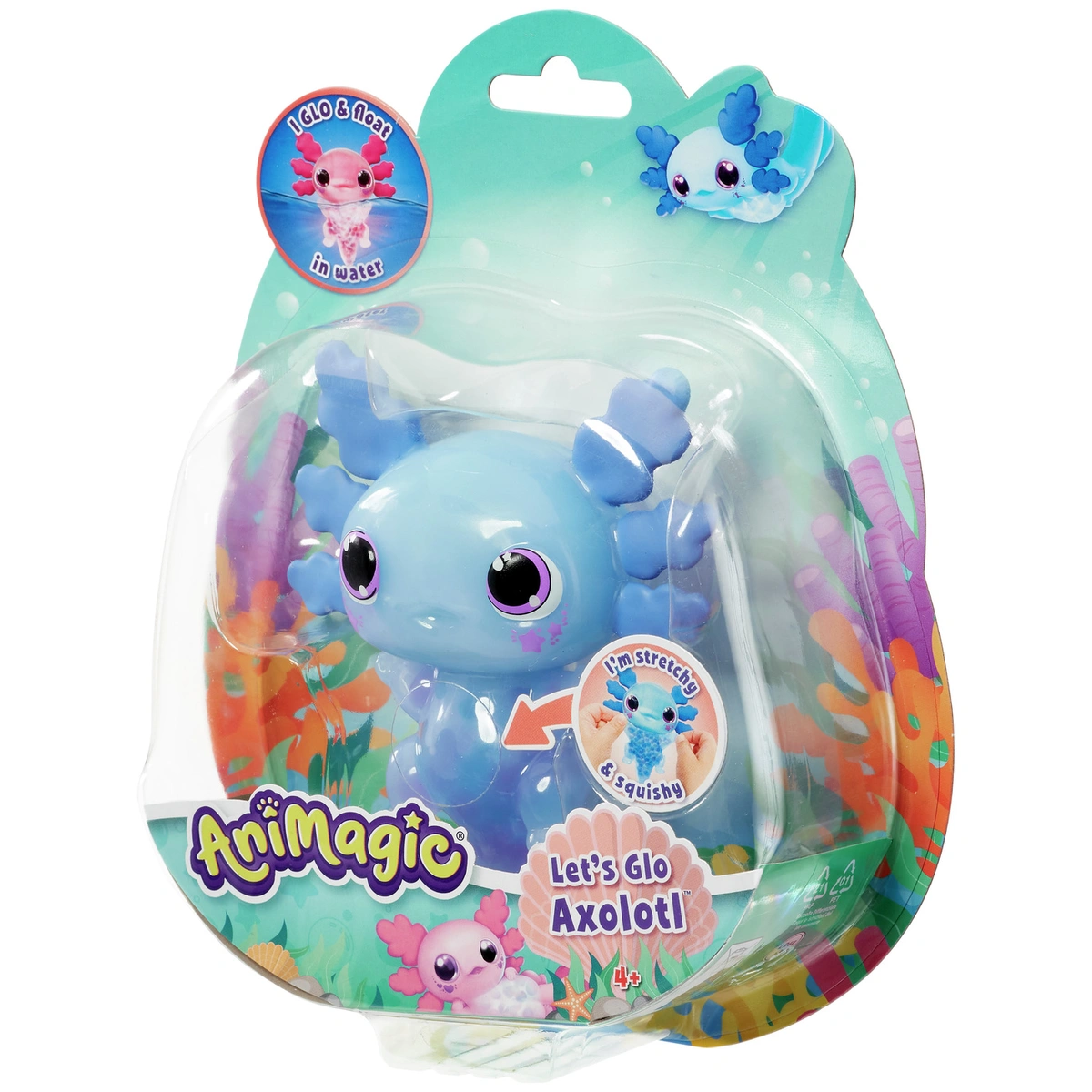 Animagic Axolotl Blue