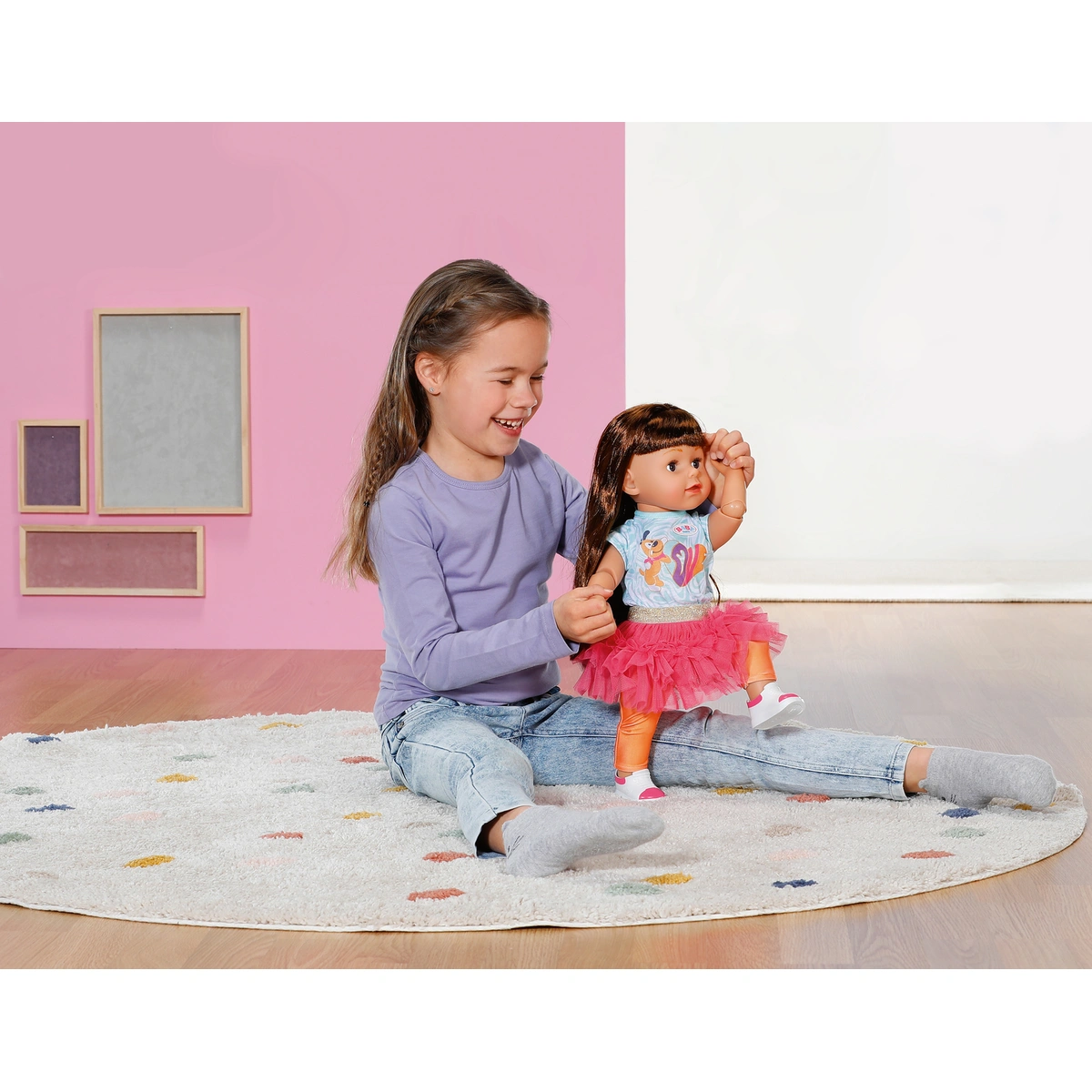 BABY born Sister Play and Style Brunette Doll  - 17inch/43cm