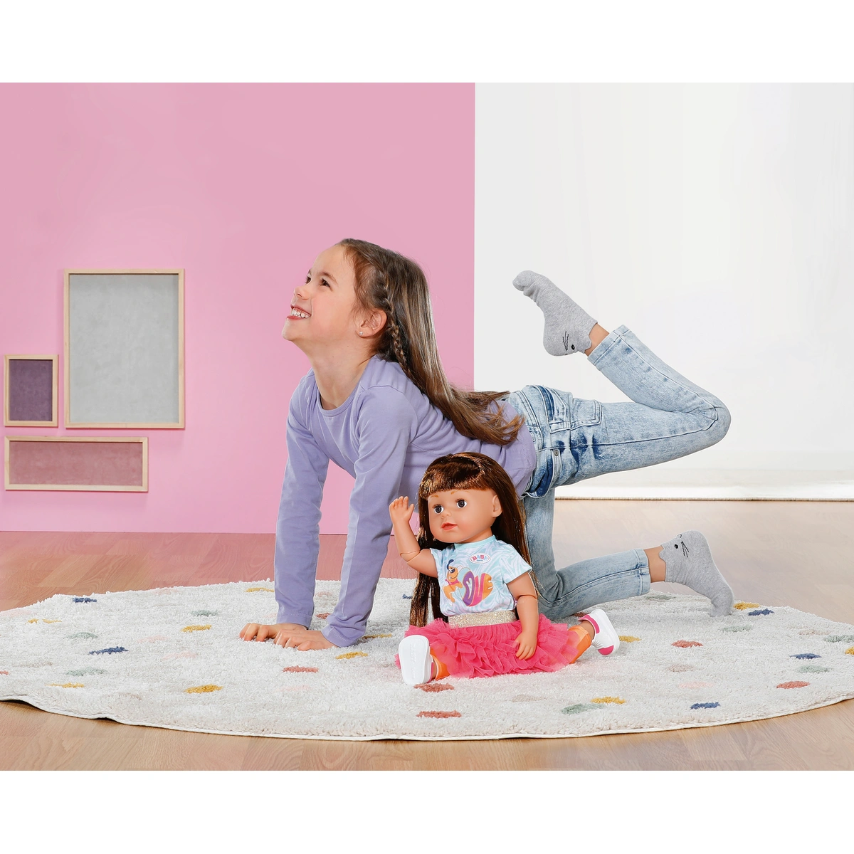 BABY born Sister Play and Style Brunette Doll  - 17inch/43cm