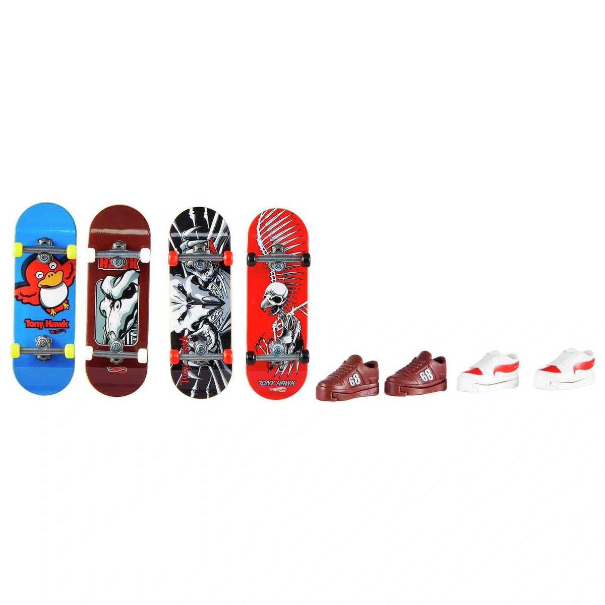 Hot Wheels Skate 4-Pack Fingerboard Assortment