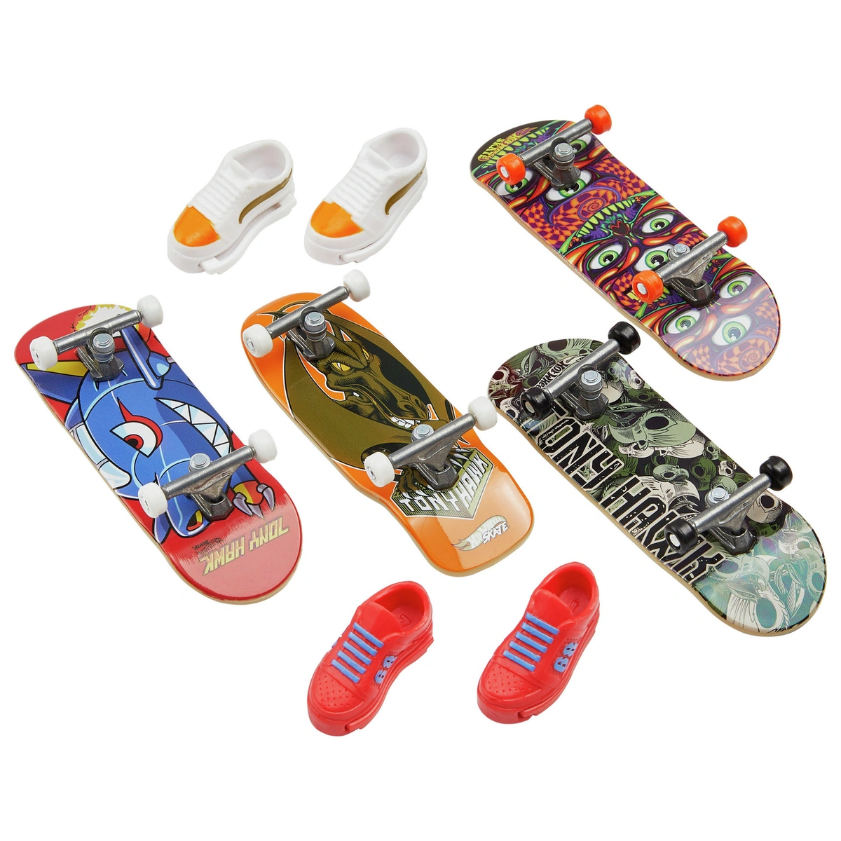 Hot Wheels Skate 4-Pack Fingerboard Assortment