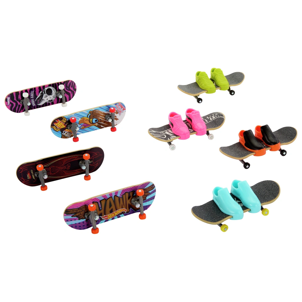 Hot Wheels Skate Rippin' Tricks Fingerboard 8-Pack
