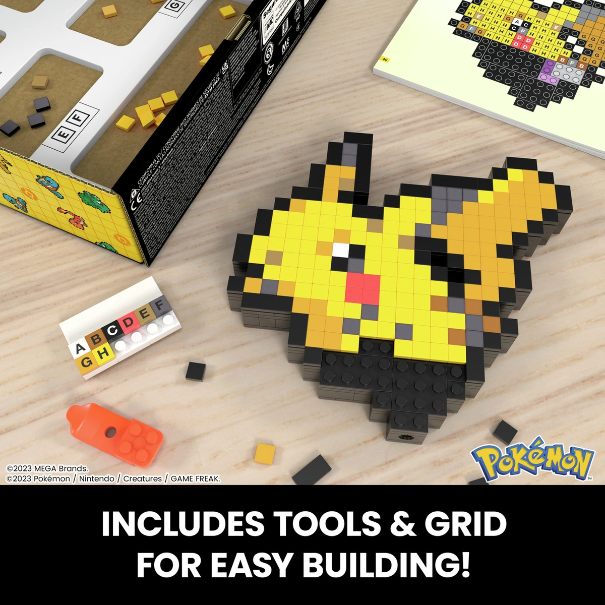 MEGA Pokémon Pixel-Art: Pikachu Building Set