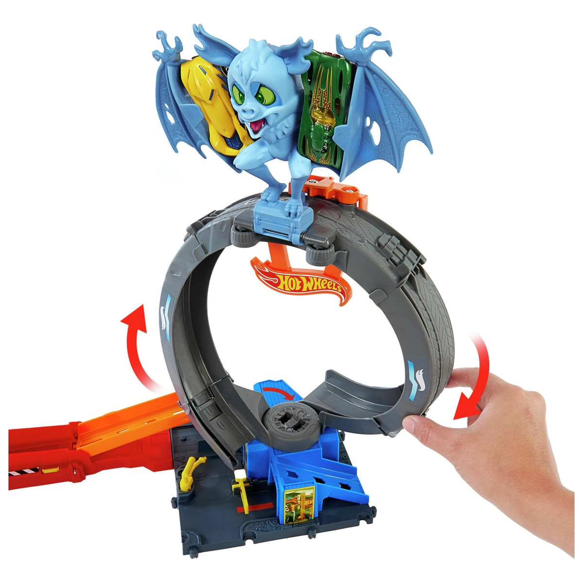 Hot Wheels City Bat Tire Shop & Toy Car Playset