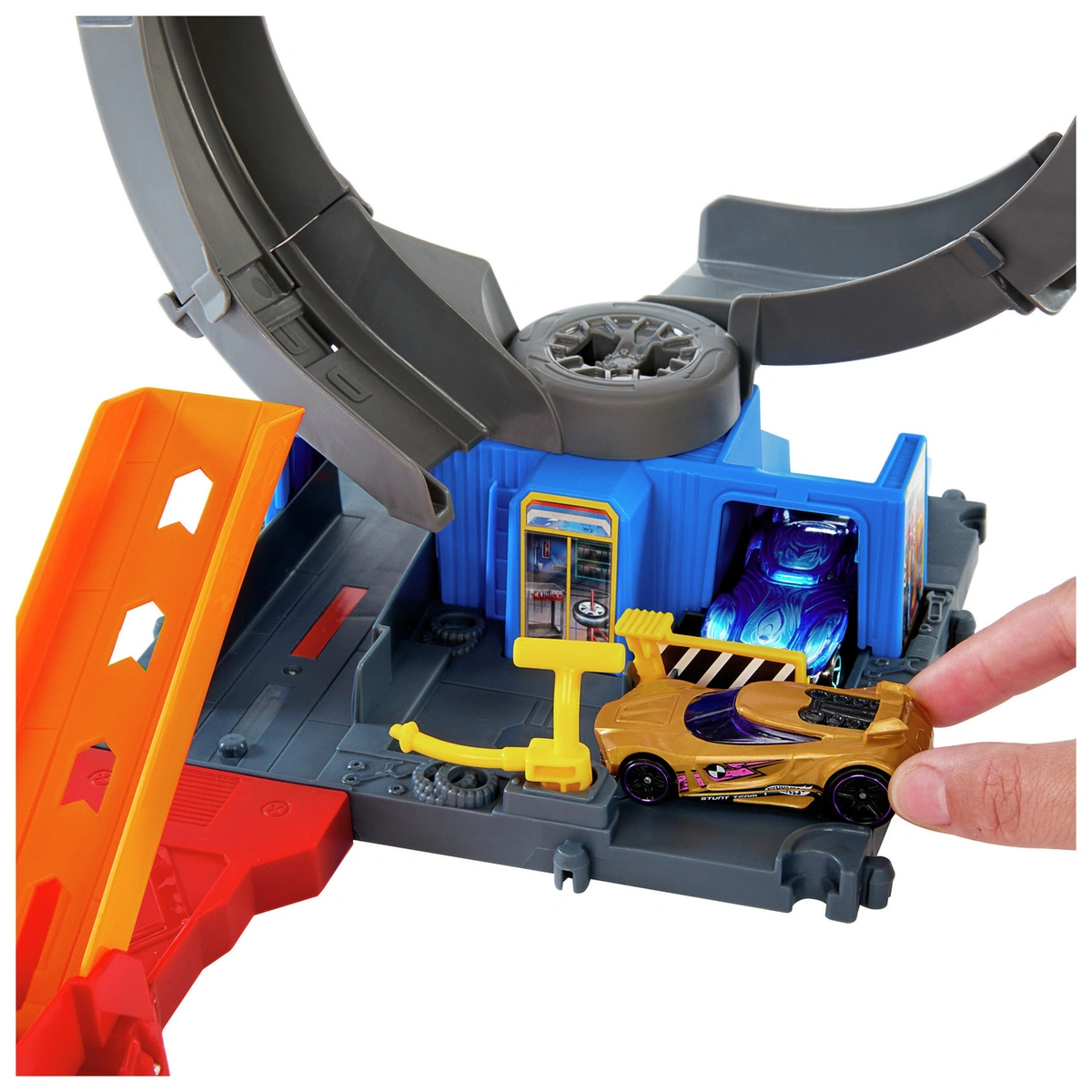 Hot Wheels City Bat Tire Shop & Toy Car Playset